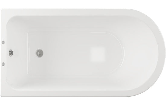 Aura Freestanding Corner Bath 1700x750x650mm (2TH) with Feet