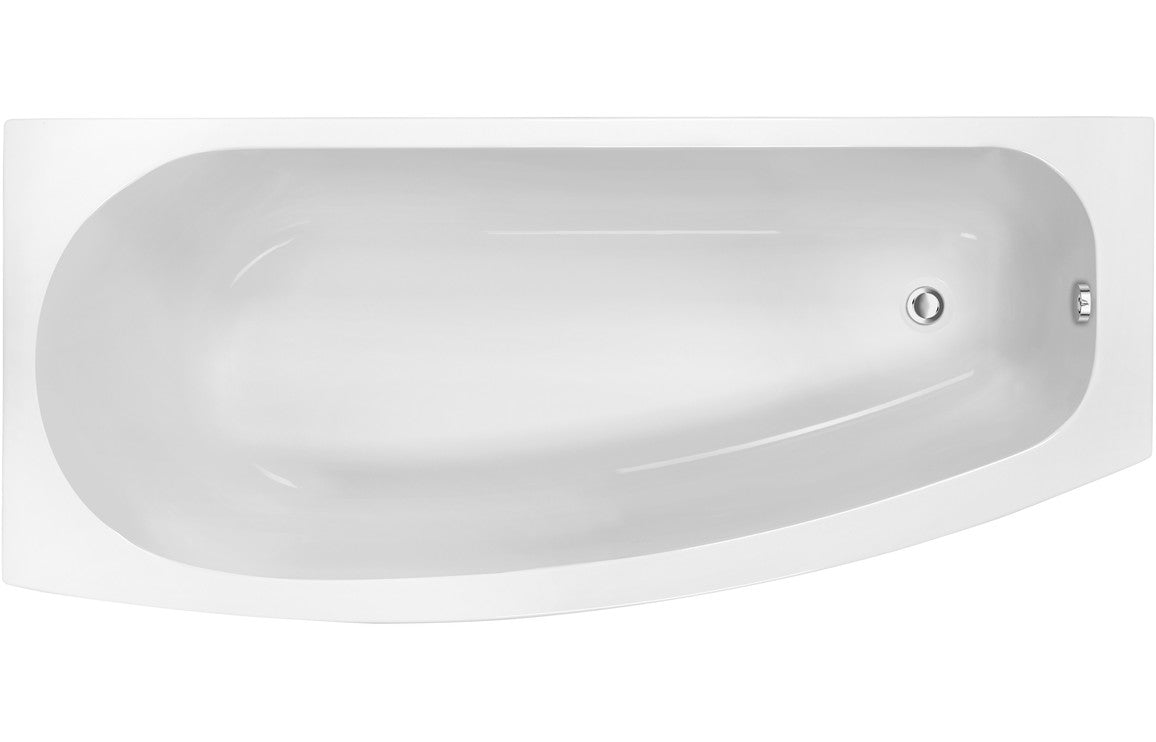 Aura Space Saving Bath 1700x740x560mm with Legs