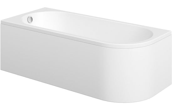 Aura J-Shape Bath 1700x725x600mm with Legs