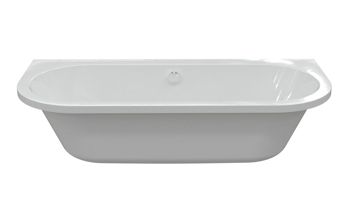 Aura Back To Wall Bath 1700x750x600mm with Legs