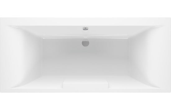 Aura Square Double End Bath 1700x750x550mm with Legs