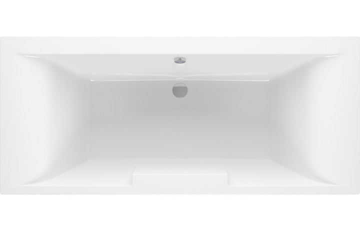 Aura Square Double End Bath 1700x750x550mm with Legs