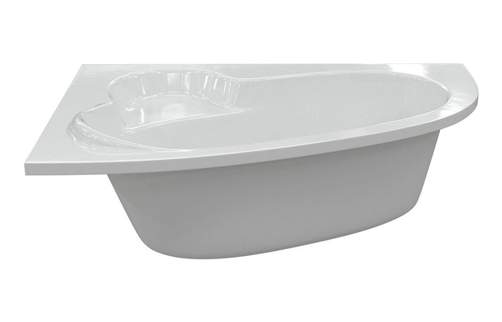 Aura Offset Corner Bath 1500x950x600mm with Legs