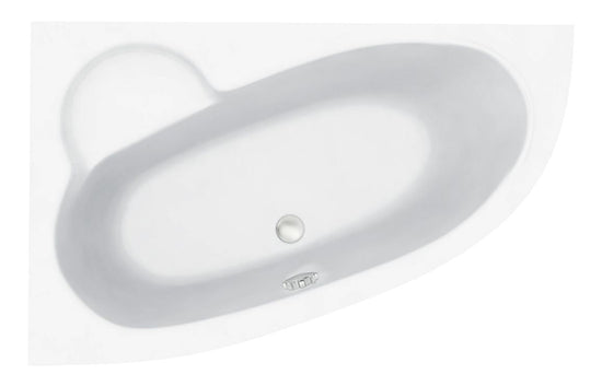 Aura Offset Corner Bath 1500x950x600mm with Legs