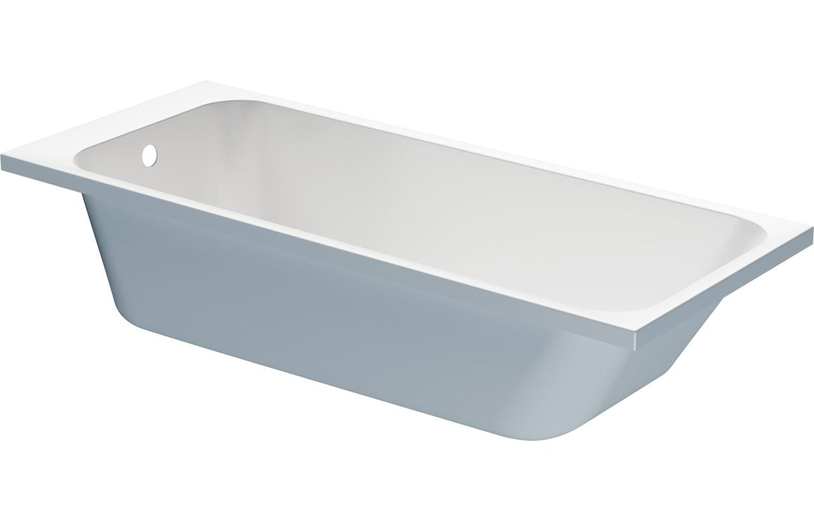 Aura Single End Thin Edge Bath 1700x700mm (Round)