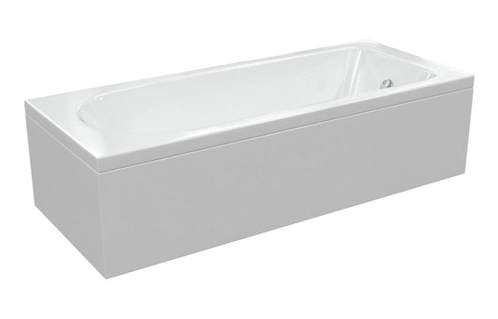 Aura D-Shape Single End Bath 1700x700x550mm (2TH) with Legs