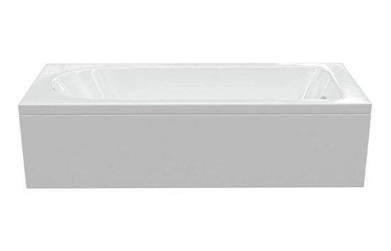 Aura D-Shape Single End Bath 1700x700x550mm (2TH) with Legs