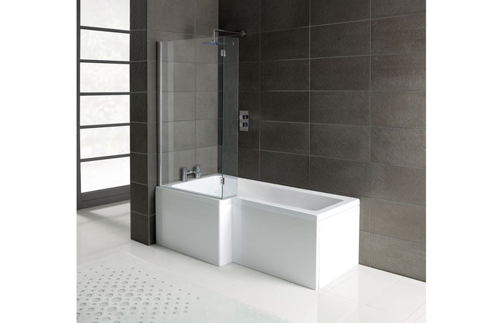 Aura L-Shape Single End Bath 1700x700-850x410mm