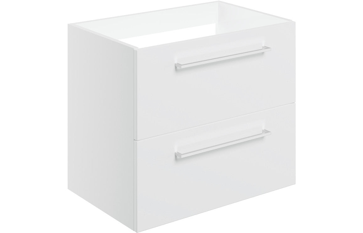 HRD 590mm Wall Hung 2 Drawer Basin Unit (No Top)
