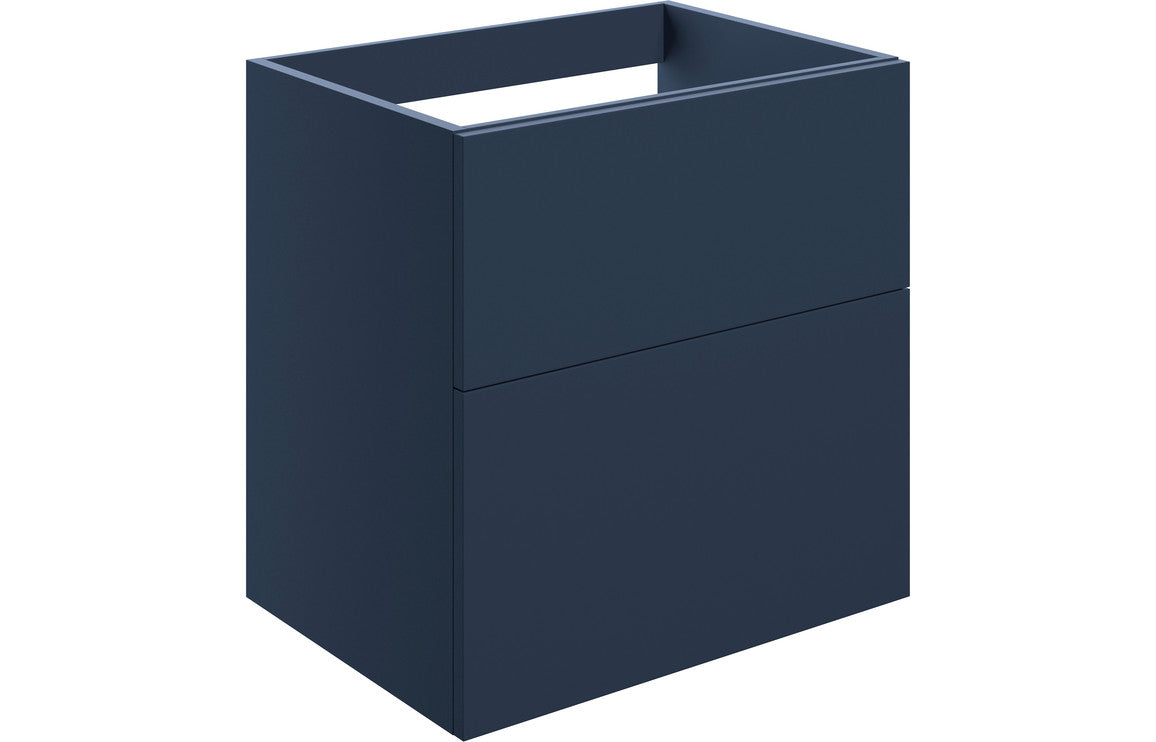 HRD 590mm Wall Hung 2 Drawer Basin Unit (No Top)