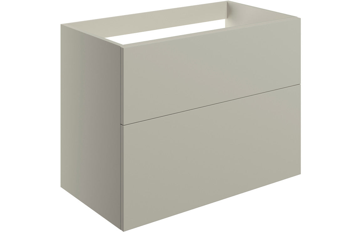 HRD 790mm Wall Hung 2 Drawer Basin Unit (No Top)