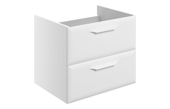HRD 600mm Wall Hung 2 Drawer Basin Unit (No Top)