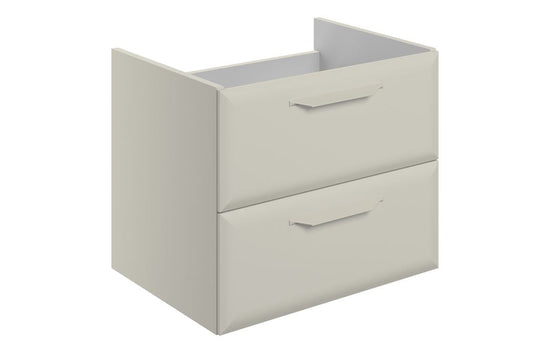 HRD 600mm Wall Hung 2 Drawer Basin Unit (No Top)
