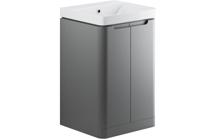 HRD 500mm 2 Door Floor Standing Cloakroom Basin Unit