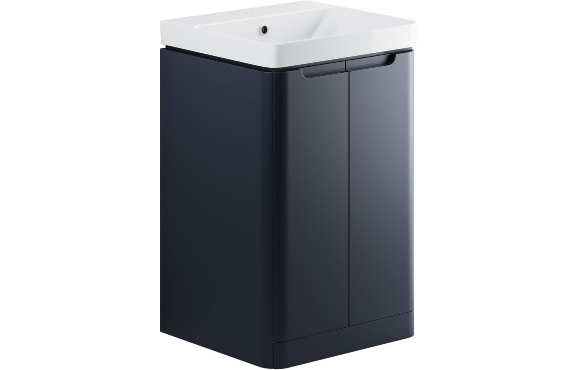 HRD 500mm 2 Door Floor Standing Cloakroom Basin Unit