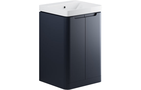 HRD 500mm 2 Door Floor Standing Cloakroom Basin Unit