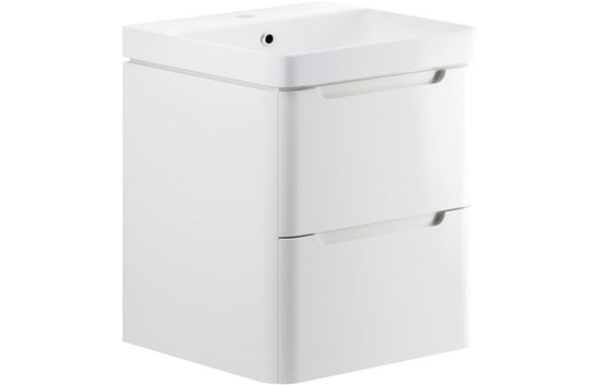 HRD 605mm 2 Drawer Wall Hung Basin Unit