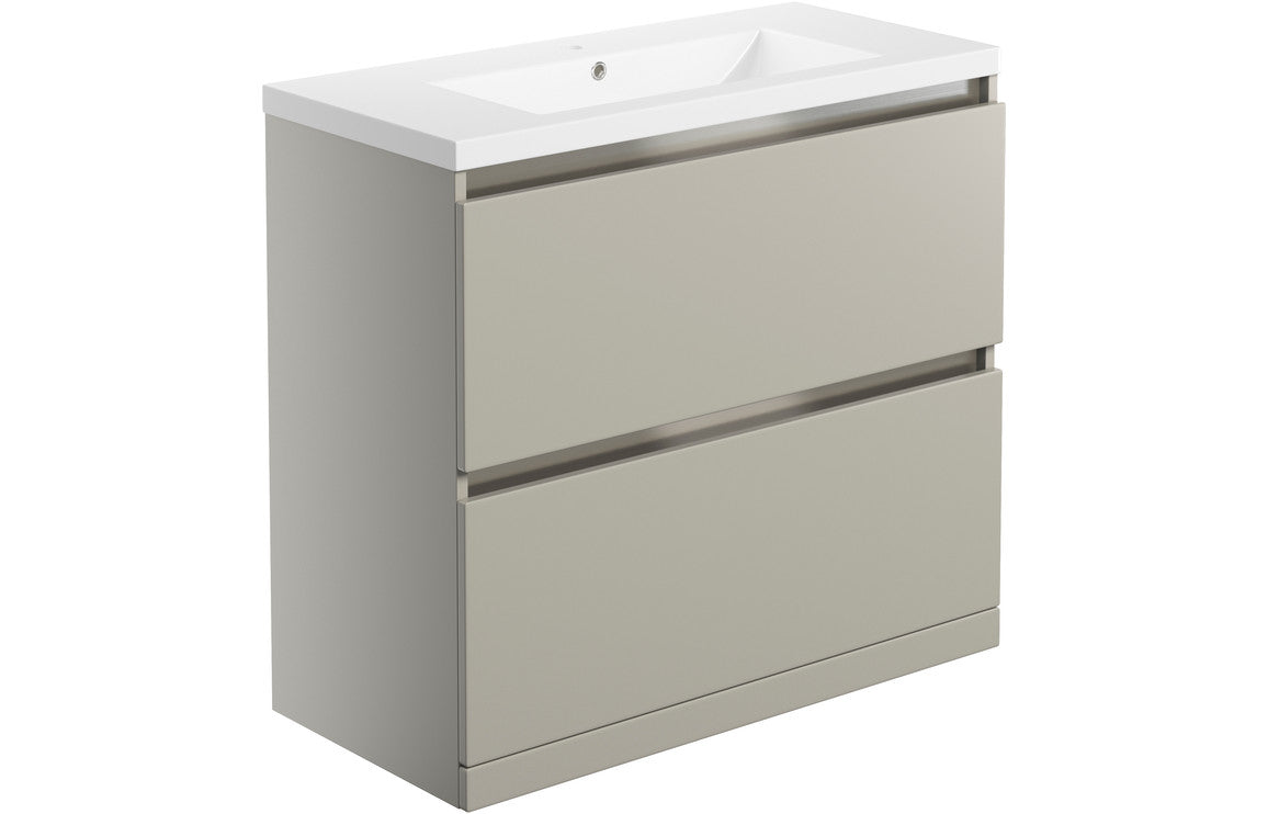 HRD 815mm 2 Drawer Floor Standing Basin Unit & Basin