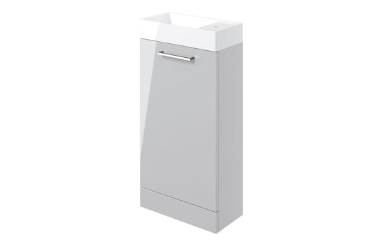 HRD 410mm Floor Standing 1 Door Basin Unit & 1TH Basin