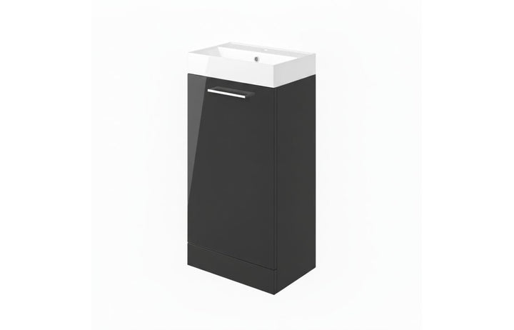 HRD 410mm Floor Standing 1 Door Basin Unit & 1TH Basin