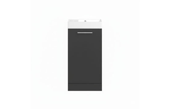 HRD 410mm Floor Standing 1 Door Basin Unit & 1TH Basin