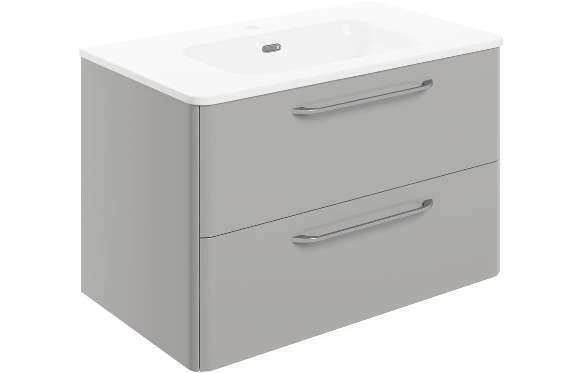 HRD 810mm 2 Drawer Wall Unit & Basin