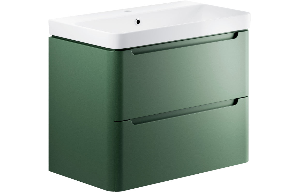HRD 805mm 2 Drawer Wall Hung Basin Unit