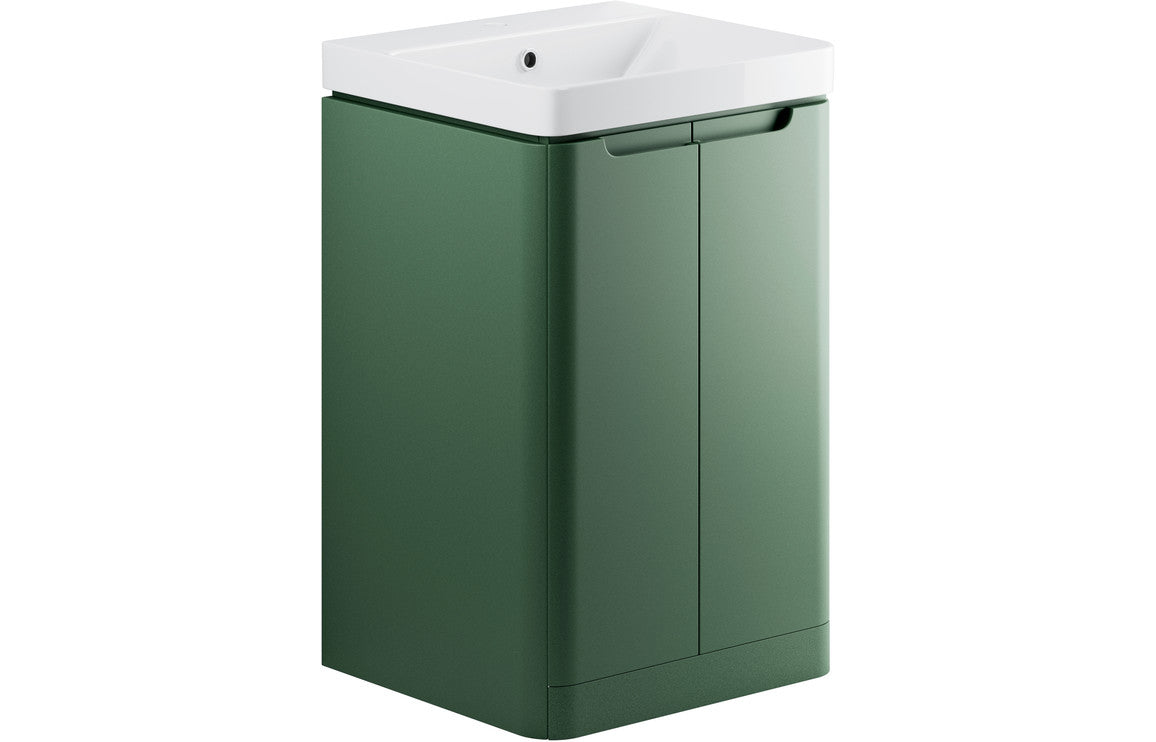HRD 500mm 2 Door Floor Standing Cloakroom Basin Unit