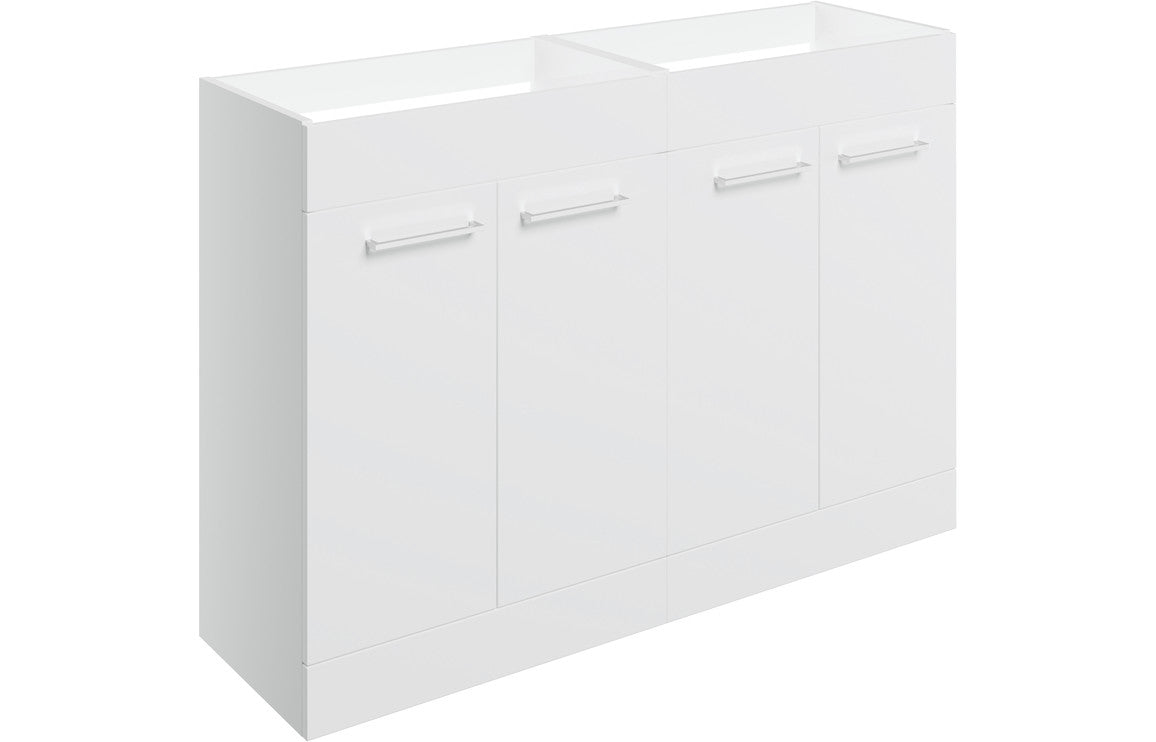 HRD 1180mm Floor Standing 2 Door Basin Unit Run (No Top)