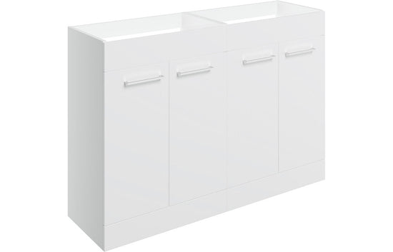 HRD 1180mm Floor Standing 2 Door Basin Unit Run (No Top)