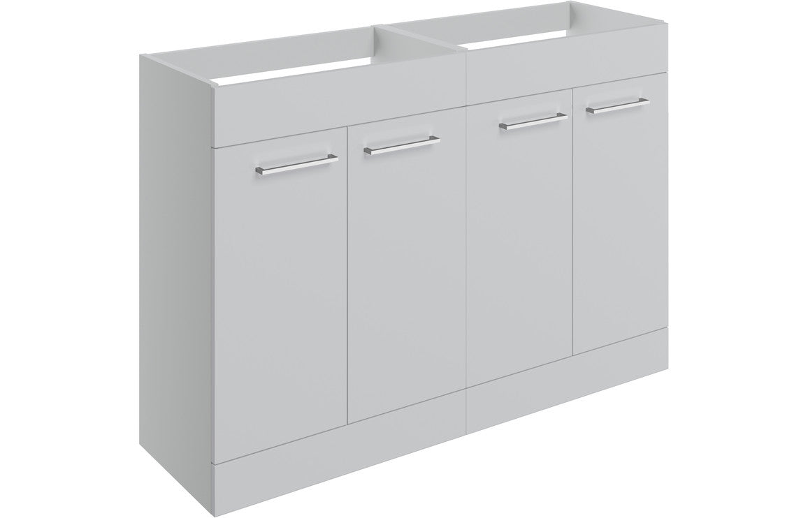 HRD 1180mm Floor Standing 2 Door Basin Unit Run (No Top)