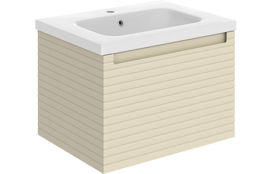 HRD 615mm Wall Hung 1 Drawer Basin Unit & 1TH Basin
