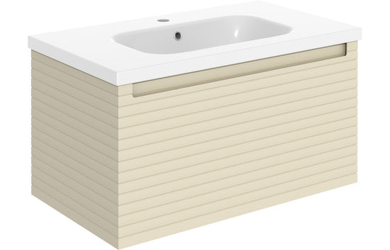 HRD 815mm Wall Hung 1 Drawer Basin Unit & 1TH Basin