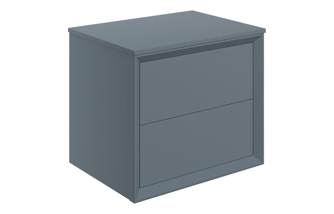 HRD 610mm Wall Hung 2 Drawer Basin Unit & Top