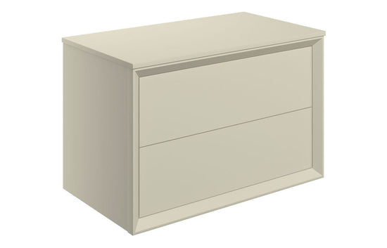 HRD 810mm Wall Hung 2 Drawer Basin Unit & Top