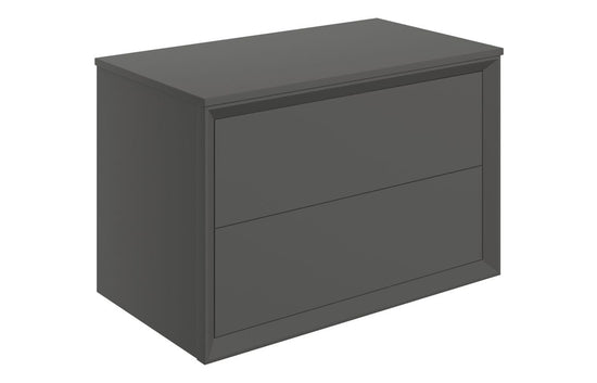 HRD 810mm Wall Hung 2 Drawer Basin Unit & Top