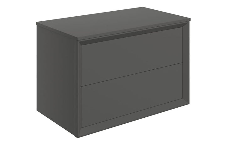 HRD 810mm Wall Hung 2 Drawer Basin Unit & Top