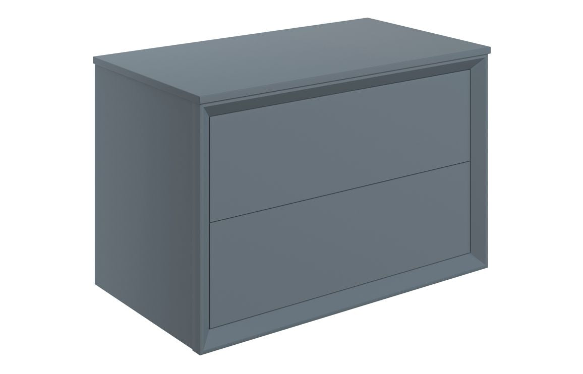 HRD 810mm Wall Hung 2 Drawer Basin Unit & Top