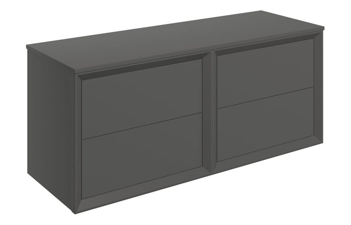 HRD 1210mm Wall Hung 4 Drawer Basin Unit Run & Top