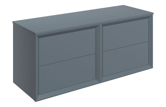 HRD 1210mm Wall Hung 4 Drawer Basin Unit Run & Top