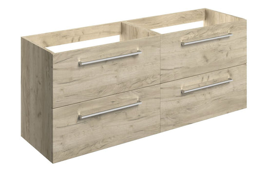 HRD 1180mm Wall Hung 2 Drawer Basin Unit Run (No Top)
