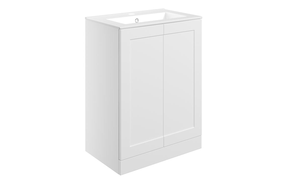 HRD 615mm Floor Standing 2 Door Basin Unit & Basin