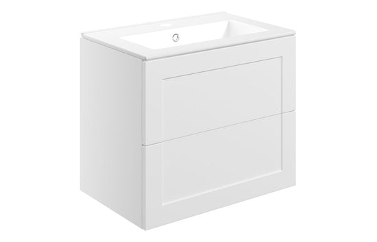 HRD 615mm Wall Hung 2 Drawer Basin Unit & Basin