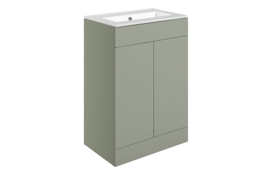 HRD 610mm Floor Standing 2 Door Basin Unit & 0TH Basin