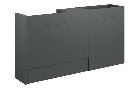 HRD 1536mm Standard Basin WC & 1 Door Unit Pack
