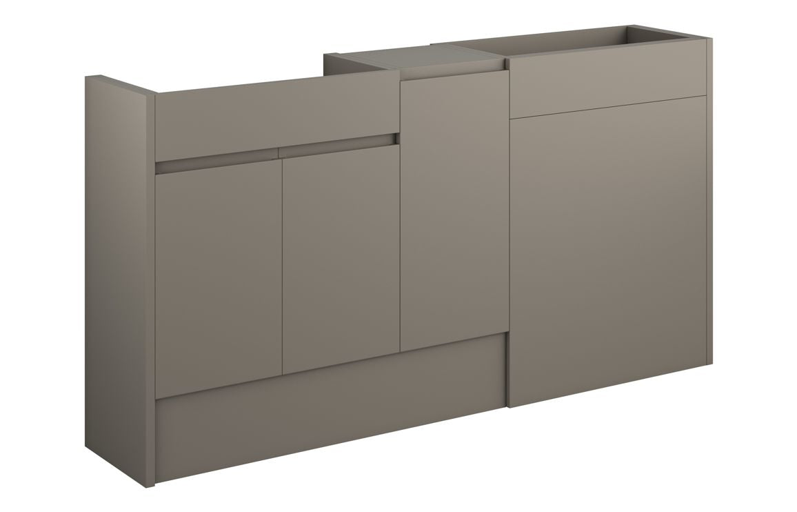 HRD 1536mm Standard Basin WC & 1 Door Unit Pack
