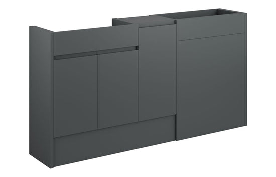 HRD 1536mm Standard Basin WC & 1 Door Unit Pack