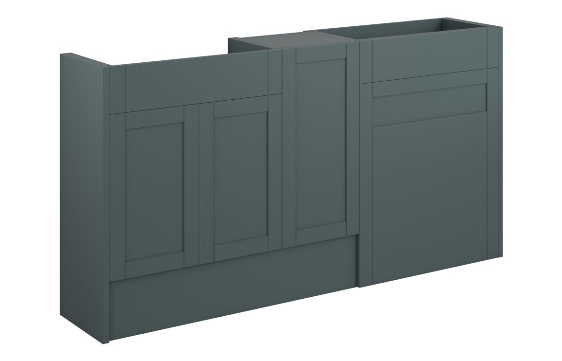 HRD 1536mm Standard Basin WC & 1 Door Unit Pack