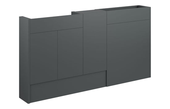 HRD 1536mm Slim Basin WC & 1 Door Unit Pack