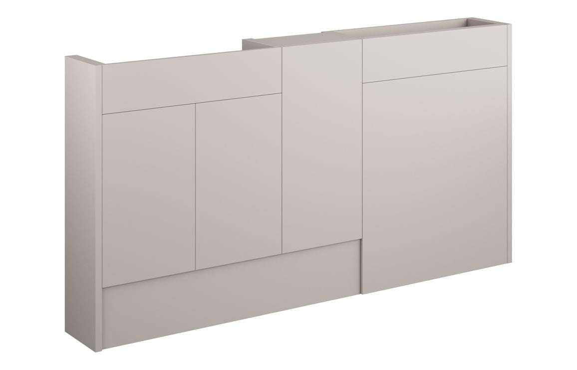 HRD 1536mm Slim Basin WC & 1 Door Unit Pack